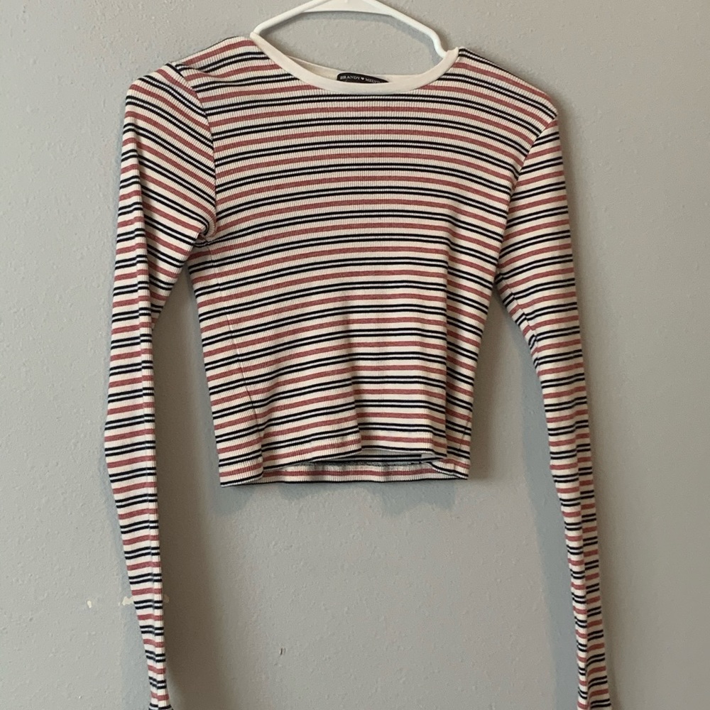 Brandy Melville long sleeve striped top